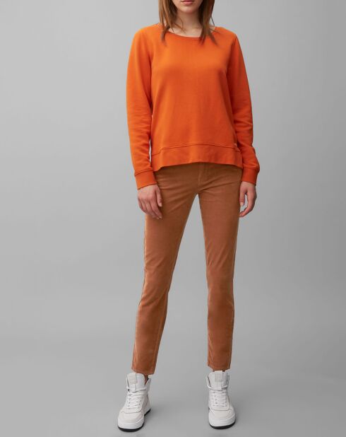 Pantalon en Velours Albi Milleraies marron