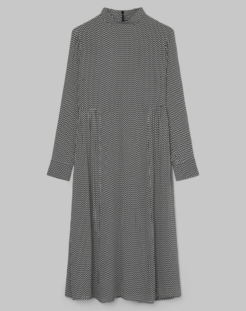 Robe Imprimée noir/blanc