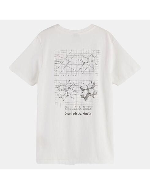 T-Shirt en Coton biologique Scotch blanc