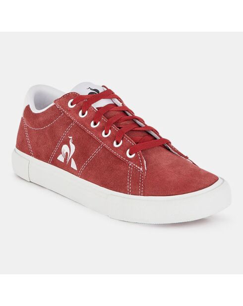 Baskets en Velours de Cuir  Verdon Plus prune