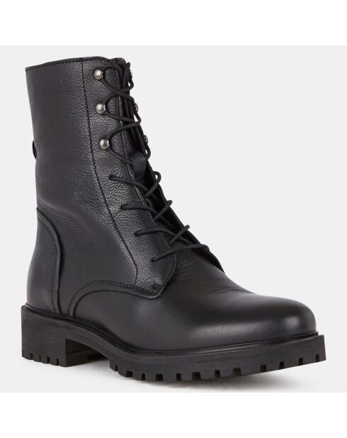 Bottines en Cuir Hoara noires