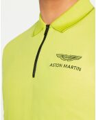 Polo col zippé Aston Martin Racing jaune