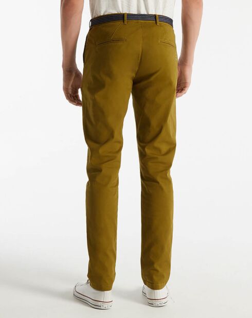 Pantalon chino Regular Fit Stuart kaki clair