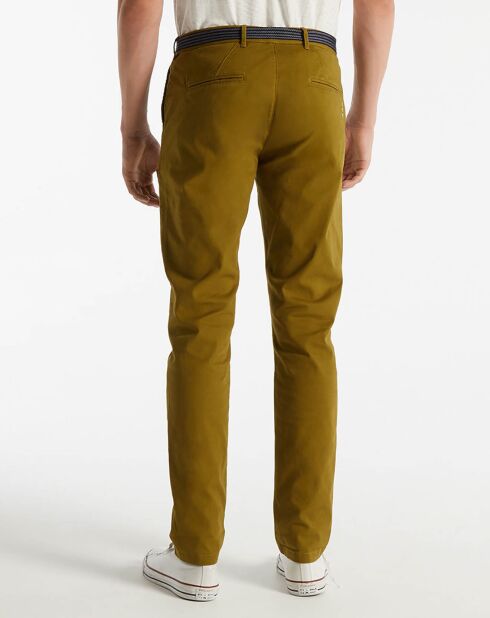 Pantalon chino Regular Fit Stuart kaki clair