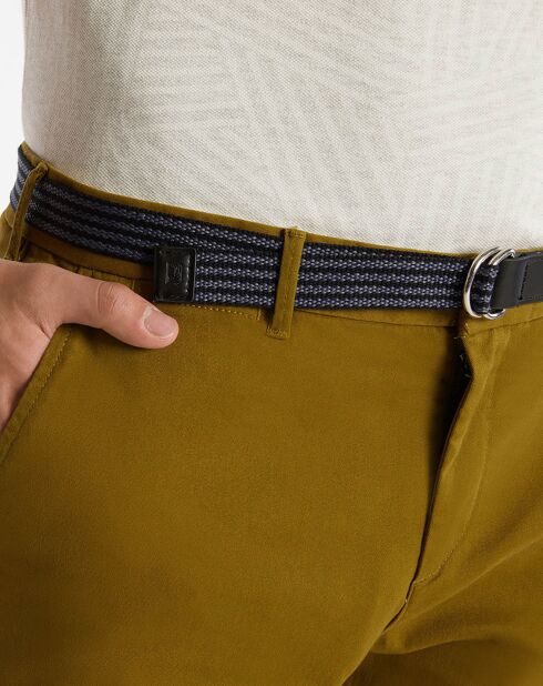 Pantalon chino Regular Fit Stuart kaki clair
