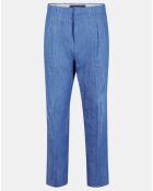 Pantalon de costume chino Regular Fit Pince bleu vif