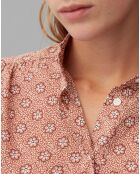 Chemise imprimée all-over rouge