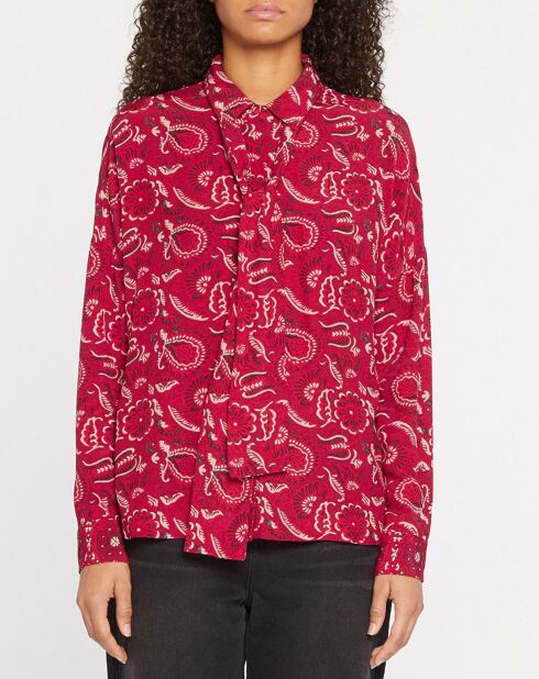 Blouse Lamia rouge