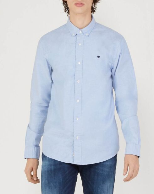 Camicia Oxford regular fit blu chiaro