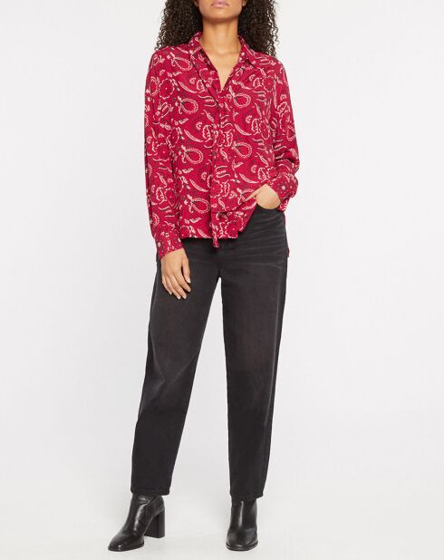 Blouse Lamia rouge