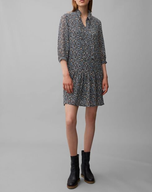 Robe Suzie imprimée à fleurs multicolore