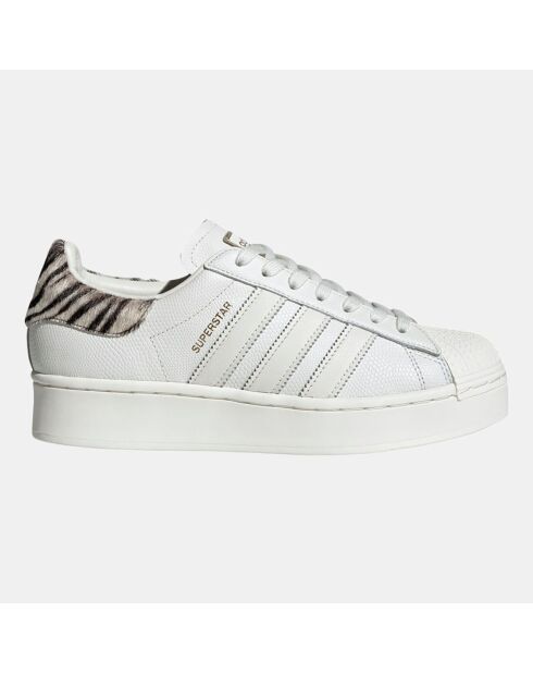 Baskets en Cuir Superstar Bold blanches