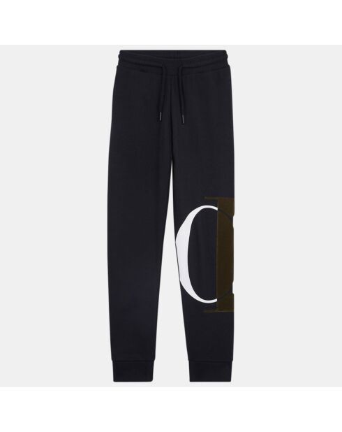 Pantalon de jogging en Coton à gros logo noir