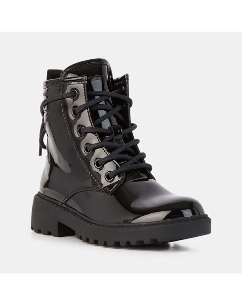 Bottines Casey à lacets noires