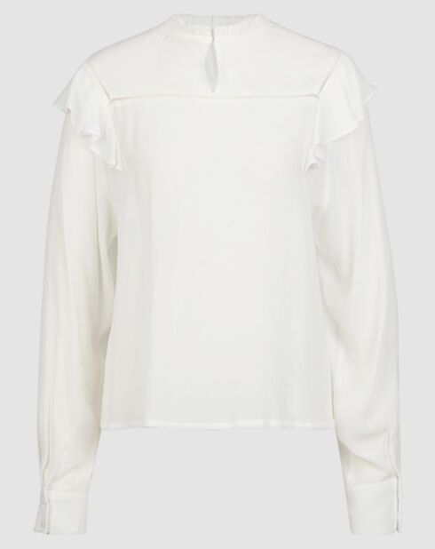 Blouse Luanna blanc/beige