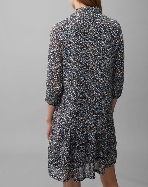 Robe Suzie imprimée à fleurs multicolore