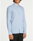 Chemise Slim Fit imprimée Color bleu ciel