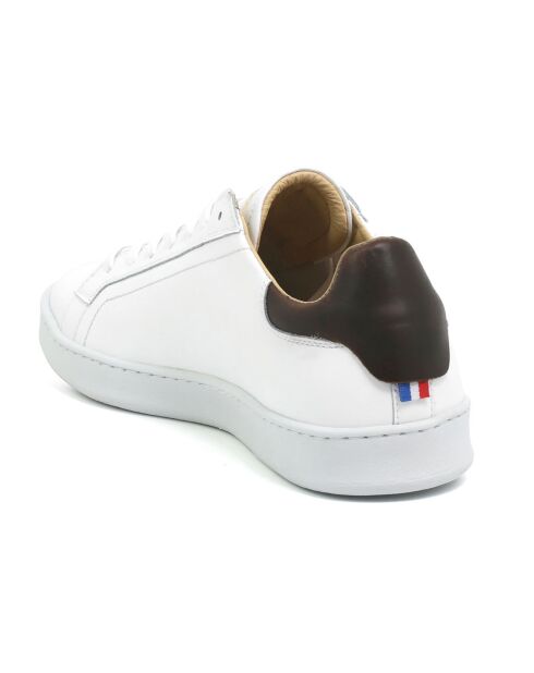 Baskets Avantage blanc/marron