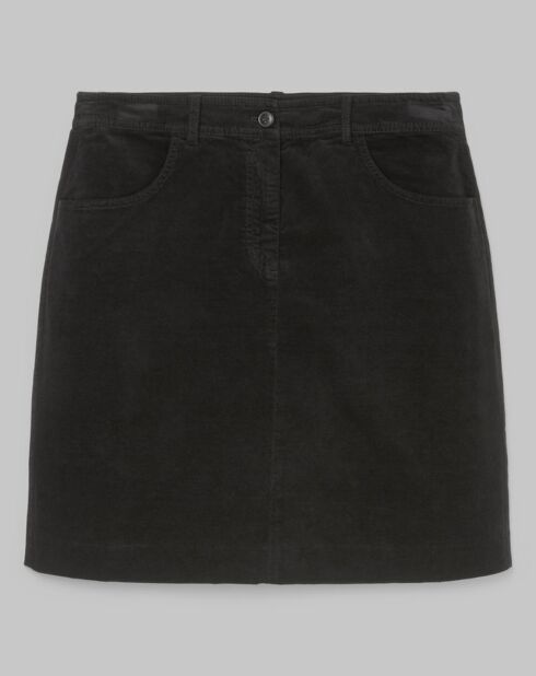 Jupe en Velours Easy noire
