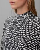 Robe Imprimée noir/blanc