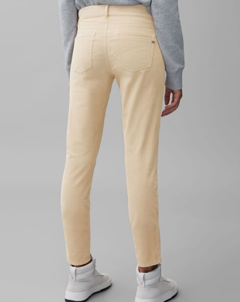 Pantalon en Velours Albi Milleraies beige