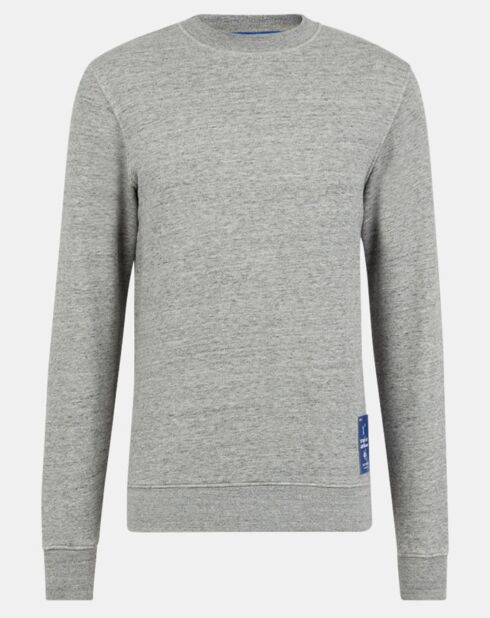 Sweat chiné gris