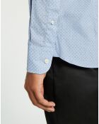 Chemise Slim Fit imprimée Color bleu ciel