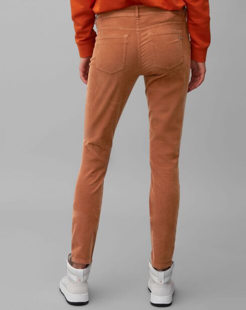 Pantalon en Velours Albi Milleraies marron