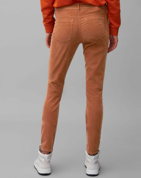Pantalon en Velours Albi Milleraies marron