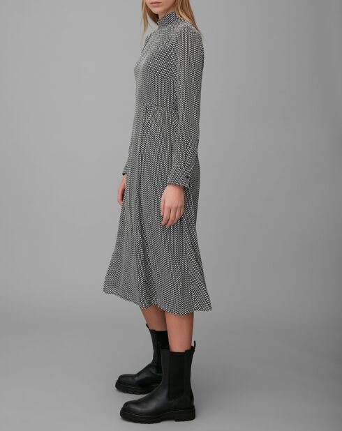 Robe Imprimée noir/blanc