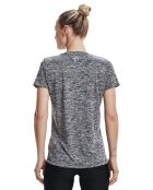 T-Shirt technique UA Tech™ Twist noir/gris