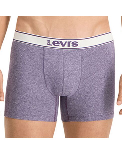2 Boxers Effet Vintage violets