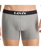 2 Boxers gris/anthracite