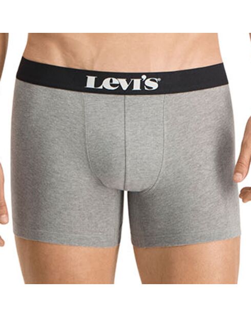 2 Boxers gris/anthracite