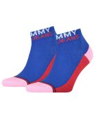 2 Paires de Chaussettes bleu/rose