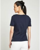 T-Shirt manches courtes bleu nuit