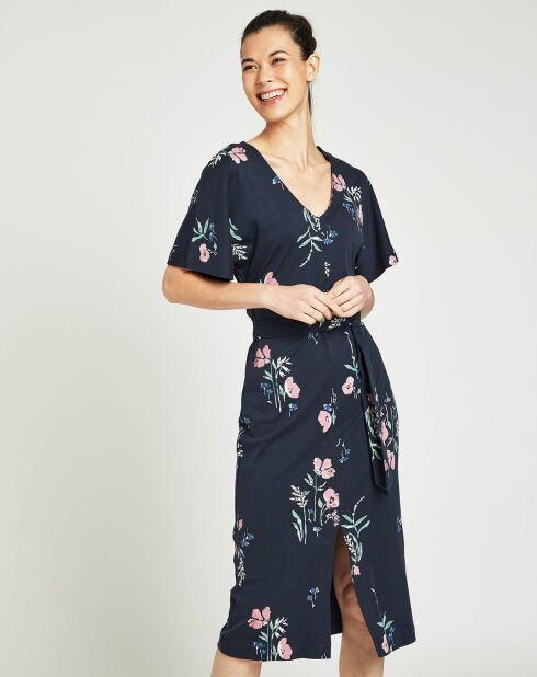 Mitternachtsblaues Logo-Kleid