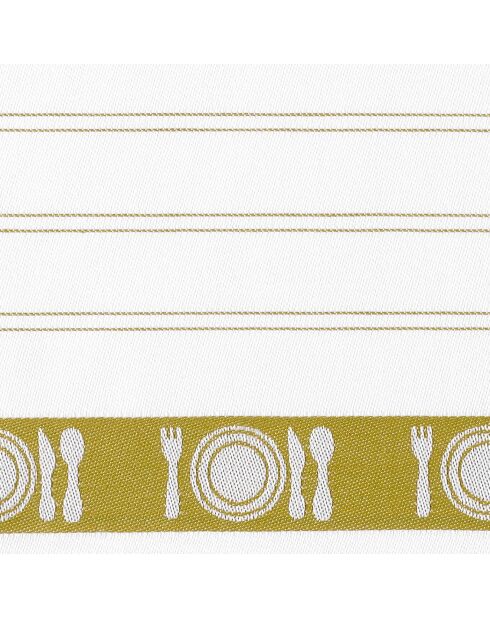 3 Torchons à vaisselle Bml blancs - 65x65 cm