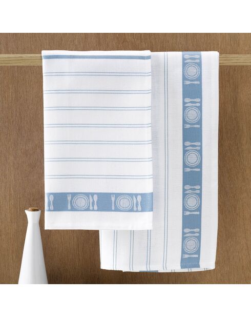 3 strofinacci Bml bianchi - 65x65 cm