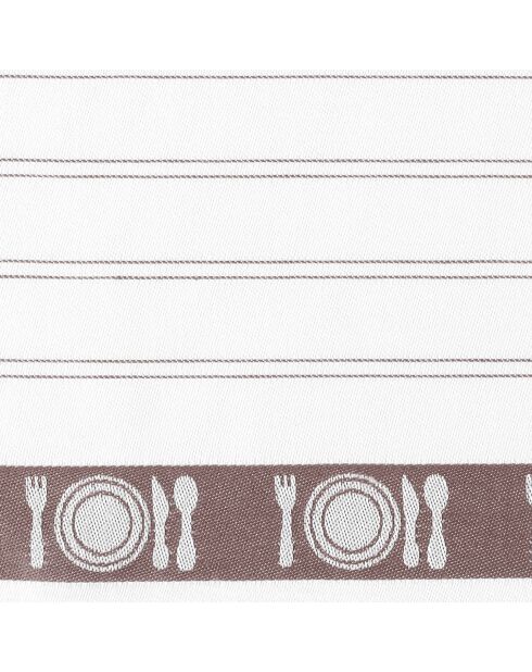 3 strofinacci Bml bianchi - 65x65 cm