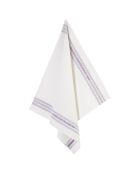 2 Torchons à vaisselle Dish blanc/lilas  - 65x70 cm