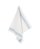 2 Torchons à vaisselle Dish blanc/bleu  - 65x70 cm