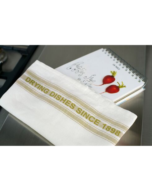 2 strofinacci bianchi - 65x70 cm