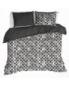 Parure housse de couette Division grise