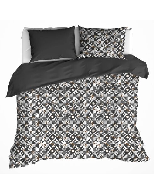 Parure housse de couette Division grise