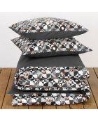 Parure housse de couette Division grise