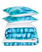 Parure housse de couette Douglas bleue