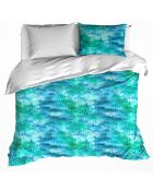 Parure housse de couette Douglas bleue
