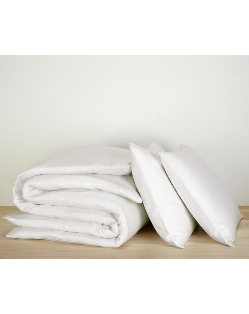 Parure housse de couette Olivia blanche