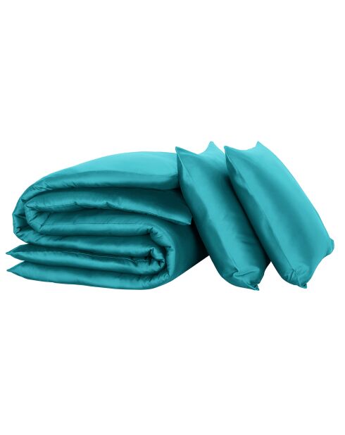 Parure housse de couette Olivia verte